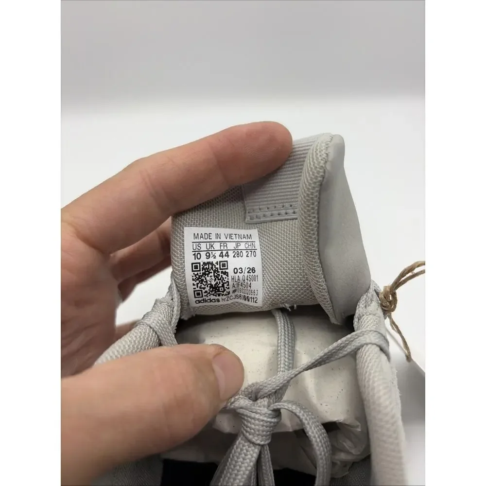 adidas Daily 4.0 Gray White Lace-Up Sneakers Shoes Men's US 10 NWT NO Box